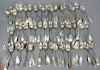 Large lot of N. Harding Boston coin silver spoons. 
39.7 total troy ounces