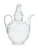 A White Glaze Porcelain Ewer Height 8 1/4 inches.