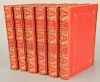 Six Volumes, The Life, Letters, and Journals of George Ticknor, Boston: Osgood, 1877, red leather bound. 
Provenance: Estate of Eile...