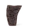 A Carved Horn Cup Height 4 inches.