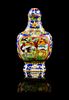 * A Cloisonne Enamel Snuff Bottle Height overall 3 7/8 inches.
