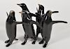 Loet Vanderveen 'Penguin Small Grouping' Bronze