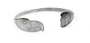 Northwest Coast Silver Bracelet Length 6 3/4 x opening 7/8 x width 5/8 inches