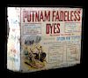 1930s Putnam Fadeless Dyes Tin Advertising Display