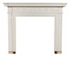 An Adam Style Painted Fireplace Mantel Height 53 7/8 x width 65 1/4 inches.