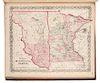 * COLTON, Joseph Hutchins (1800-1893). Colton's General Atlas.. New York: J.H. Colton, 1861.