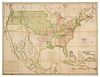 * MELISH, John (1771-1822). Map of the United States...Entered...the 16th day of June, 1820... Philadelphia, 1820.