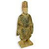 Chinese Early Ming (1388-1644 AD) Pottery Figure