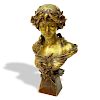 E Sperlacken, French Bronze Bust "Poesie"