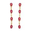 Ruby and 14K Gold Earrings
