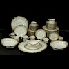 Sixty One (61) Pc. Limoges Porcelain Service