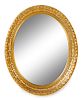 A French Giltwood Mirror Height 30 x width 25 inches.