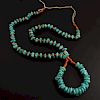 Kingman Turquoise and Coral necklace