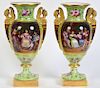 Pr. 19th C. English Porcelain Vases