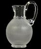 Lalique Langeais Crystal Pitcher by Marc Lalique