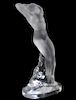 Lalique Frosted Figure of Dancer "Arms Up"