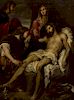 Spanish school, 17th Century, Lamentation over Christ, Oil  Escuela española del siglo XVII, La lamentación sobre Crist