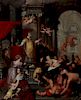Flemish school, probably of Antwerp, 17th Century, The mira Escuela flamenca, probablemente de Amberes, del siglo XVII,