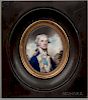William Russell Birch (Pennsylvania/England, 1755-1834)  Portrait Miniature of General George Washington