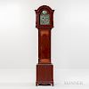 Red-painted Tall Case Clock