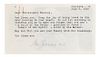 BOJAXHIU, Agnes Gonxha ("Mother Teresa"). Typed letter signed ("lu Teresa me"), to Christopher Maloney. Calcutta, July 8, 1990.