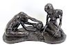 PLAZZOTTA, Enzo. Bronze Sculpture. Water Carriers.