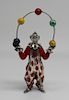 STERLING. Tiffany & Co. Sterling and Enamel Clown.