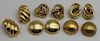 JEWELRY. Grouping of (5) Pairs of 18kt Gold Ear