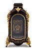 * A Napoleon III Gilt Bronze Mounted Boulle Marquetry Vitrine Cabinet Height 33 3/4 inches.