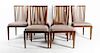 * A Set of Six Baker Dining Chairs Height 37 3/4 inches.