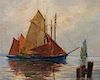 * G. Fox, (20th century), Sailboat Scene