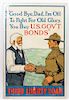 A Group of Three WWII Posters 30 x 20 inches.