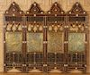 SYRIAN 4 PANEL FOLDING SCREEN MOTHER OF PEARL