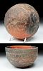 Large Hellenistic Greek Megarian Pottery Bowl
