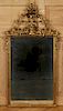 19TH C. ROCOCO STYLE GILT WOOD MIRROR CARVED
