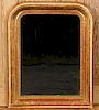 19TH C. FRENCH LOUIS PHILIPPE GILT WOOD MIRROR