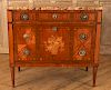 FRENCH LOUIS XVI STYLE MARBLE TOP COMMODE