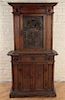 19TH CENTURY CONTINENTAL CARVED WALNUT CABINET