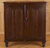 19TH CENT. GOTHIC STYLE COLLECTORS CABINET