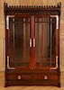 AMERICAN VICTORIAN BOOKCASE ATTR. TO DANIEL PABST