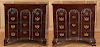 PAIR MAHOGANY CARVED CHEST DRAWERS BY LINEAGE