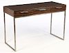 MACASSAR CONSOLE TABLE 3 DRAWERS WROUGHT IRON