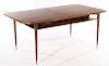 MODERN DINING TABLE MOLDED EDGE TOP 1960
