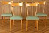 SET 4 SYCAMORE CHAIRS MANNER OF GIO PONTI C.1960