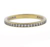 Tiffany &amp; Co 18K Gold Diamond Eternity Wedding Band Ring