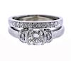 Scott Kay Diamond Engagement Tiffany &amp; Co Wedding Ring Set