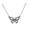 Tiffany &amp; Co Platinum Diamond Butterfly Necklace 