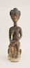 AFRICAN CARVED WOOD GROUP OF MOTHER AND CHILD