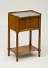 LOUIS XVI PROVINCIAL FRUITWOOD BEDSIDE TABLE
