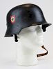 WWII German M1940 double decal helmet